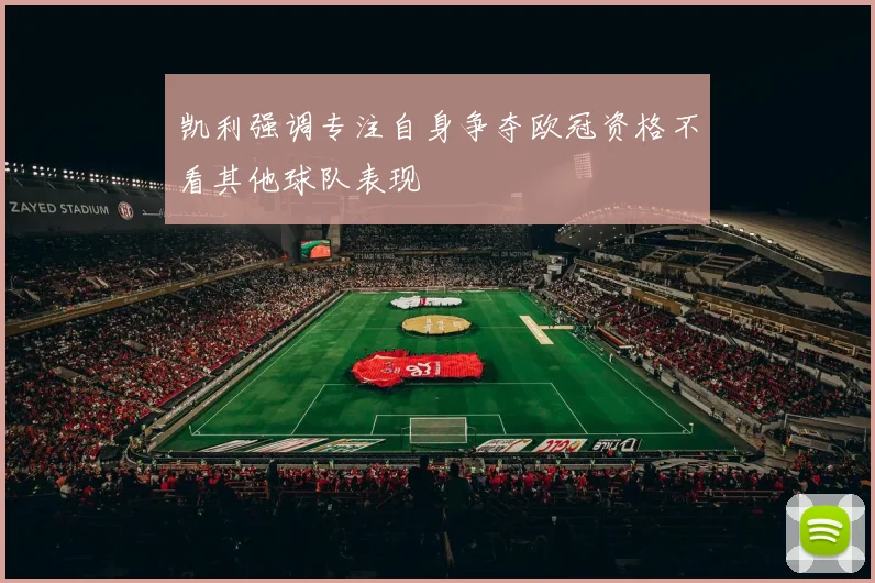 凯利强调专注自身争夺欧冠资格不看其他球队表现